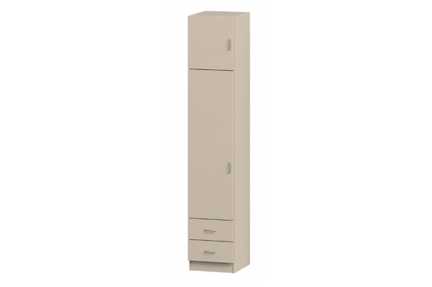 Колонка с антресолью и ящиками 450х2400