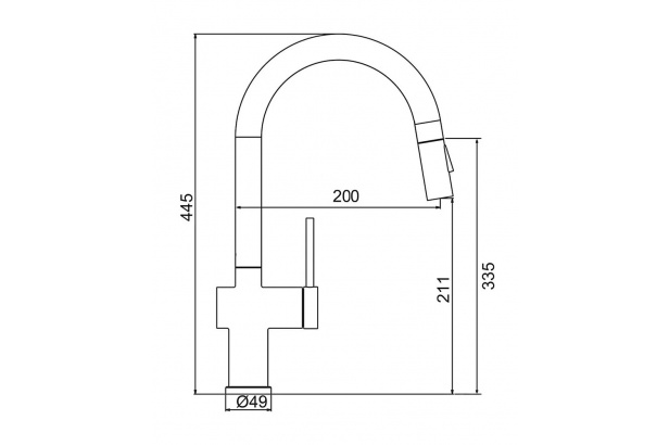 Смеситель Frap F60807