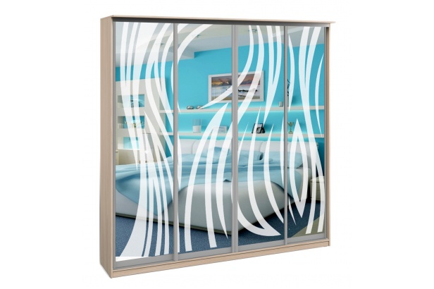 Шкаф-купе 2362х450 (3 секции, h=2400)